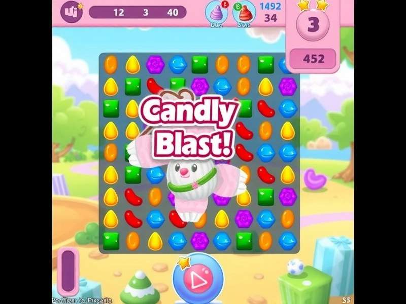Candy Dreamland Blast colorful candy puzzle game screenshot